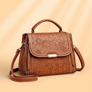 Floral Pattern Shoulder Bag